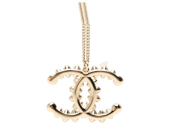 Chanel Coco Mark Bijou Necklace B19A Golden - view 2