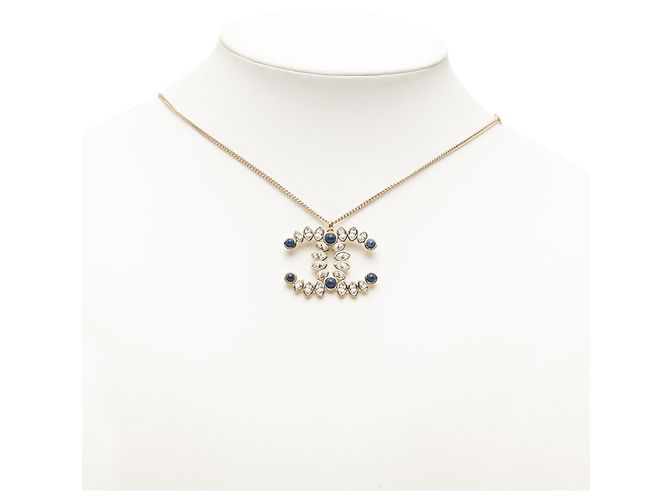 Chanel Coco Mark Bijou Necklace B19A Golden - view 6