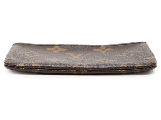 Louis Vuitton Monogram Pochette Clé Geldbörse/Münzbeutel Braun - Ansicht 3