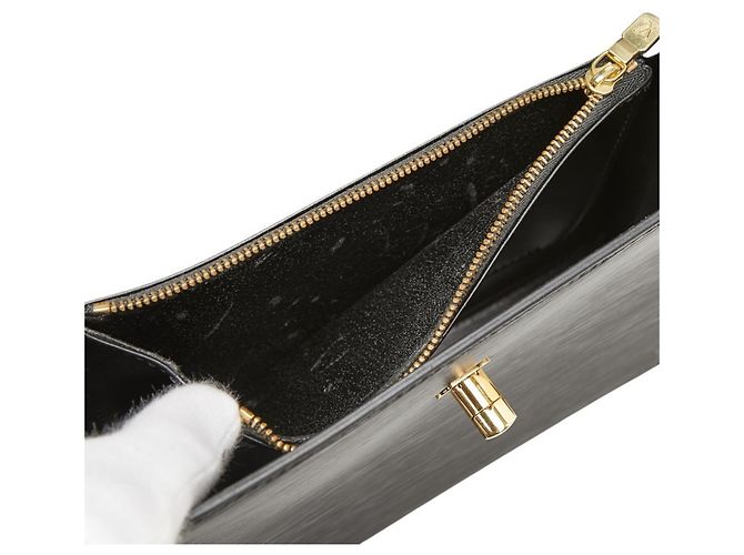 Borsa Louis Vuitton Epi Malesherbes Nero - vista 12