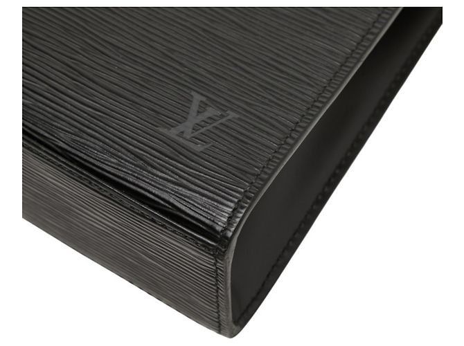 Borsa Louis Vuitton Epi Malesherbes Nero - vista 4