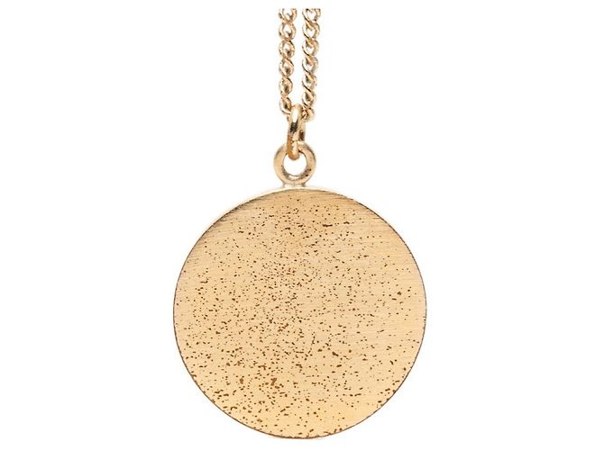 Collana rotonda con logo Coco Chanel Rosa D'oro - vista 2