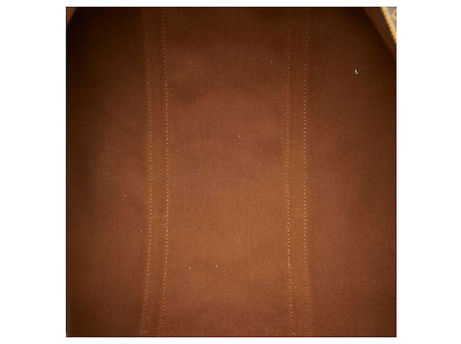 Louis Vuitton Monogram Keepall Bandoulière 60 Borsa Boston Marrone - vista 10