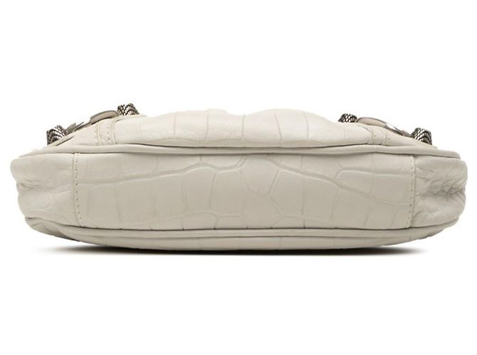 Borsa Balenciaga Le Cagole Mini XS in pelle bianca Bianco - vista 3