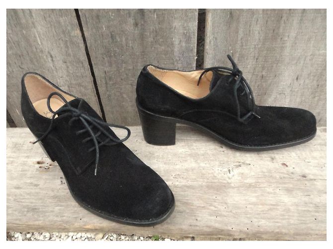Free Lance Wildleder Derbies Schwarz - Ansicht 2