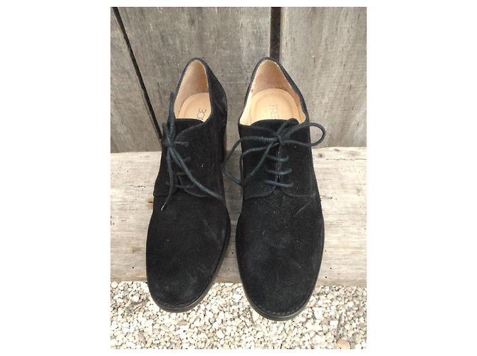 Free Lance Wildleder Derbies Schwarz - Ansicht 3