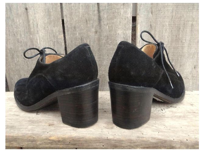 Free Lance Wildleder Derbies Schwarz - Ansicht 4