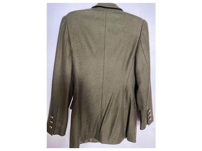 ESCADA Margaretha Ley Vintage Blazer Grün - Ansicht 2