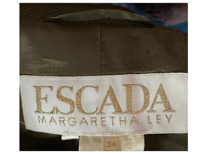 ESCADA Margaretha Ley Vintage Blazer Grün - Ansicht 3
