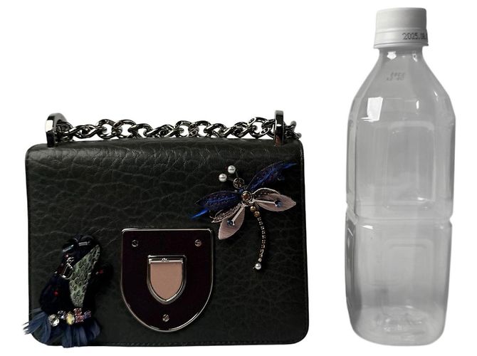 Borsa a tracolla Christian Dior Diorama Club Emblem Chain Verde scuro - vista 12