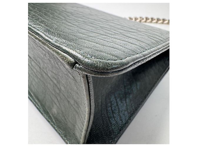 Borsa a tracolla Christian Dior Diorama Club Emblem Chain Verde scuro - vista 16