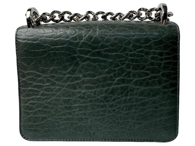 Borsa a tracolla Christian Dior Diorama Club Emblem Chain Verde scuro - vista 4