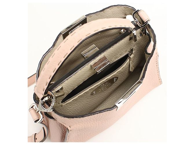 Borsa Fendi 2WAY Peekaboo Rosa - vista 3