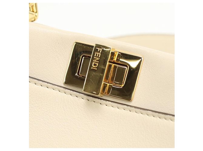 Borsa Fendi Peekaboo Mini Crudo - vista 6