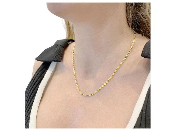Autre Marque Collana d'oro, maglia forçat. - vista 4