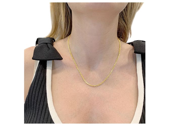 Autre Marque Collana d'oro, maglia forçat. - vista 5