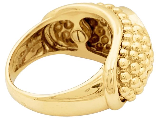 Autre Marque Anello Hérail, "Babul Work", oro giallo, tormalina rosa. - vista 3
