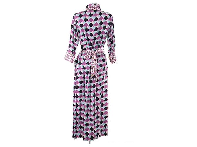 Autre Marque Vestido de algodón violeta AML Paris Púrpura - vista 4