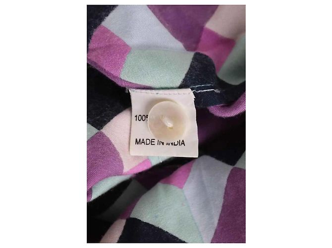 Autre Marque Vestido de algodón violeta AML Paris Púrpura - vista 6