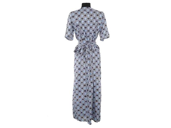 Autre Marque Vestido de algodón azul AML Paris - vista 4