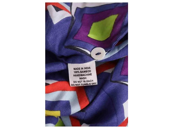 Autre Marque Vestido de algodón azul AML Paris - vista 6