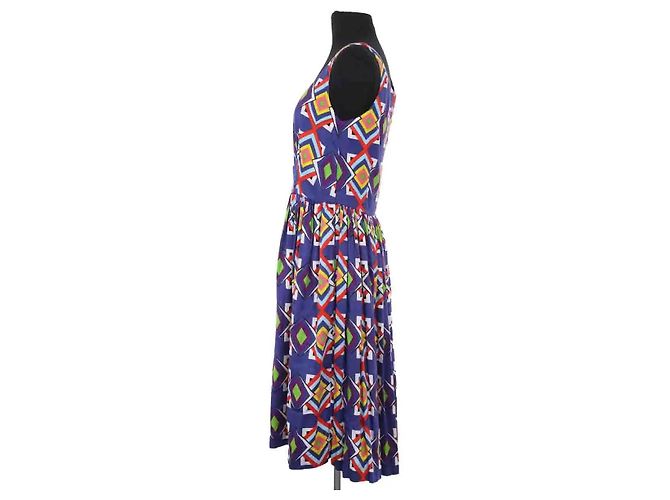 Autre Marque Vestido de algodón azul AML Paris - vista 3