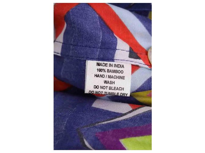Autre Marque Vestido de algodón azul AML Paris - vista 6