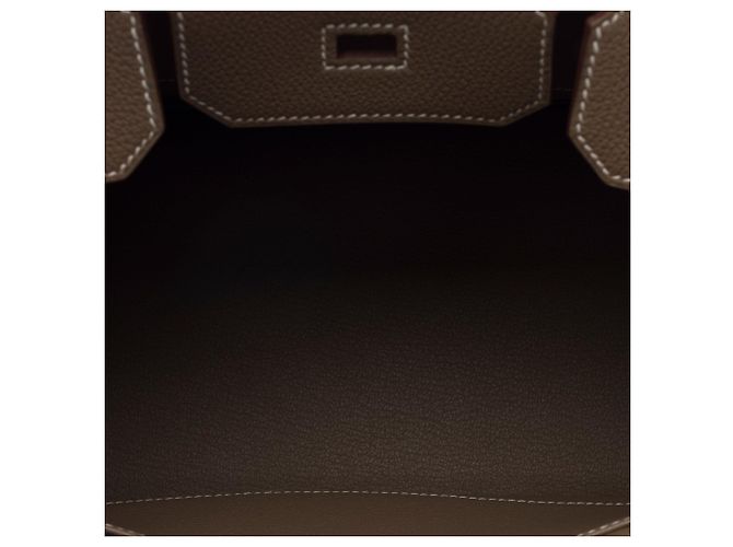 Hermès Borsa HERMES Birkin 30 in Pelle Étoupe - 103717 Taupe - vista 9