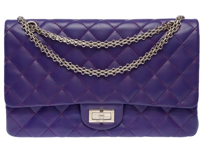 Mademoiselle Borsa CHANEL 2.55 in Pelle Viola - 103728 Porpora - vista 2