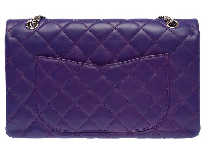 Mademoiselle Borsa CHANEL 2.55 in Pelle Viola - 103728 Porpora - vista 3