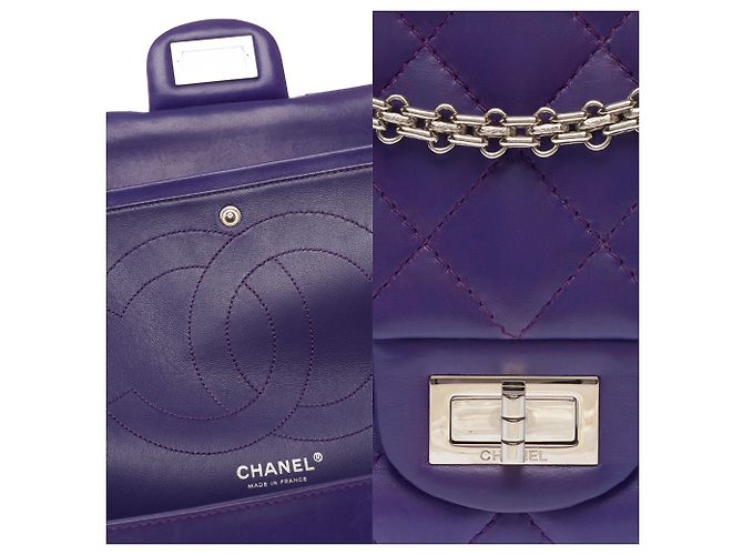 Mademoiselle Borsa CHANEL 2.55 in Pelle Viola - 103728 Porpora - vista 6