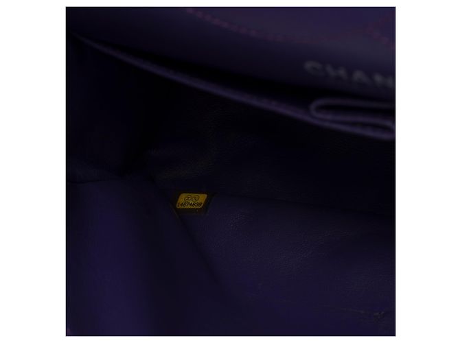 Mademoiselle Borsa CHANEL 2.55 in Pelle Viola - 103728 Porpora - vista 7