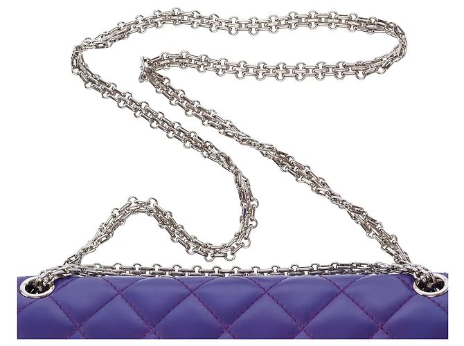 Mademoiselle Borsa CHANEL 2.55 in Pelle Viola - 103728 Porpora - vista 9