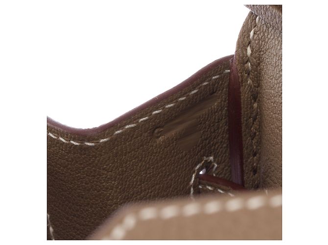Hermès Borsa HERMES Birkin 30 in Pelle Étoupe - 103716 Taupe - vista 8
