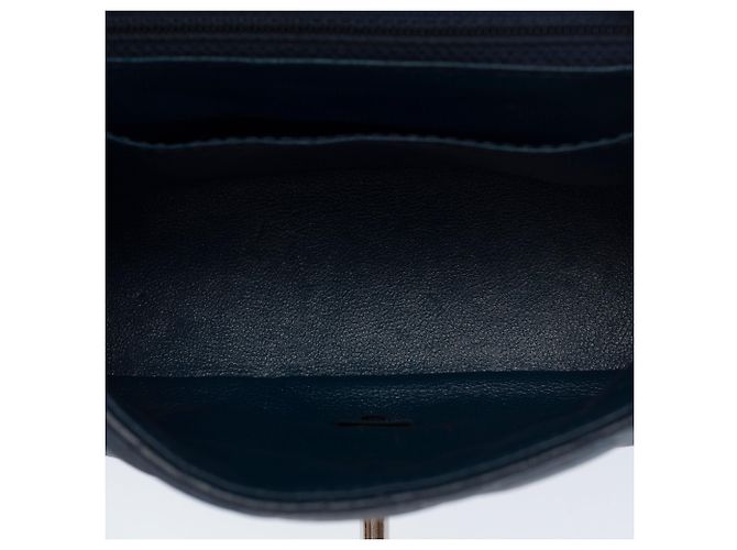 Borsa CHANEL Timeless/Classique in Pelle Blu Navy - 103730 - vista 8