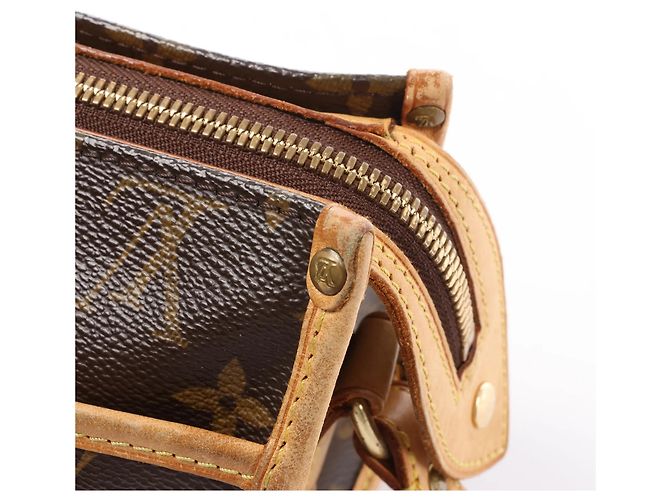 Borsa a tracolla Louis Vuitton Popincourt Long Monogram marrone M40008 - vista 11