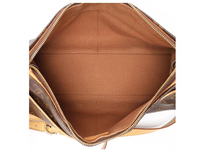 Borsa a tracolla Louis Vuitton Popincourt Long Monogram marrone M40008 - vista 12