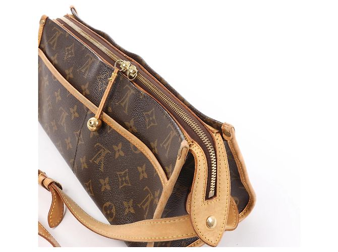 Borsa a tracolla Louis Vuitton Popincourt Long Monogram marrone M40008 - vista 3