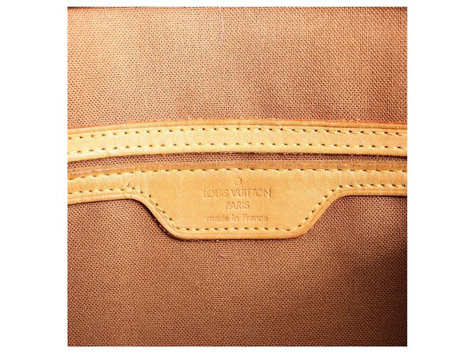 Borsa a tracolla Louis Vuitton Cabas Mezzo Monogram marrone M51151 - vista 14