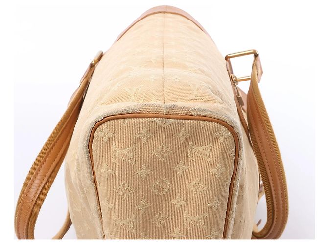 Louis Vuitton Mini Lucille GM Monogram Linen in Beige M92683 - vista 11