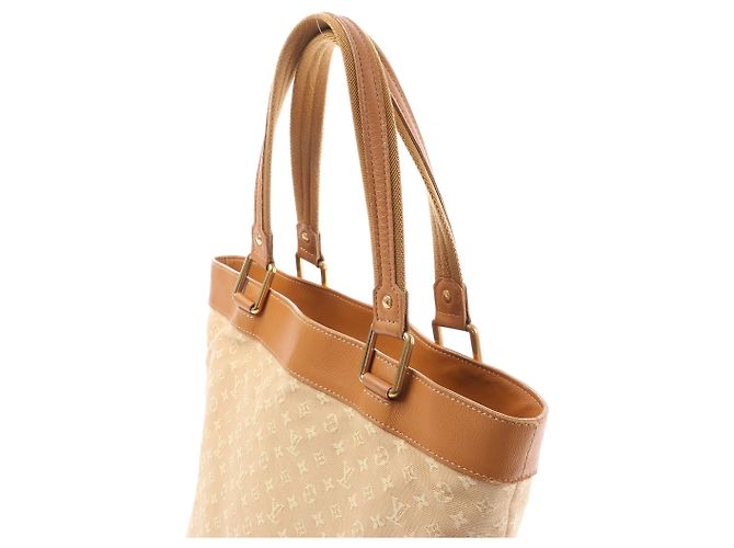 Louis Vuitton Mini Lucille GM Monogram Linen in Beige M92683 - vista 5