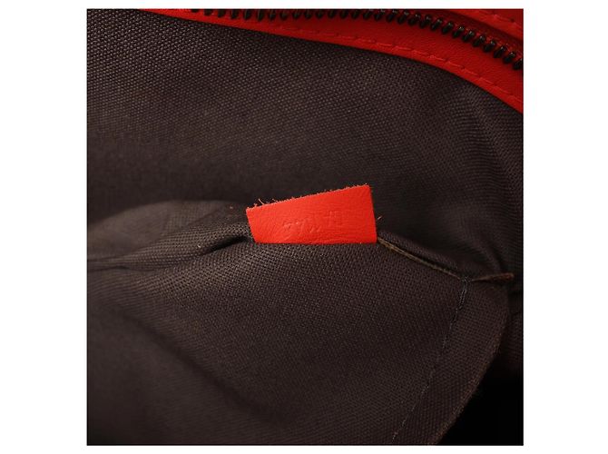 Borsa Louis Vuitton Tadao PM Damier Infini Rosso N41268 - vista 14