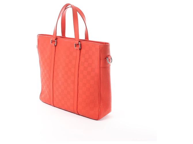 Borsa Louis Vuitton Tadao PM Damier Infini Rosso N41268 - vista 2