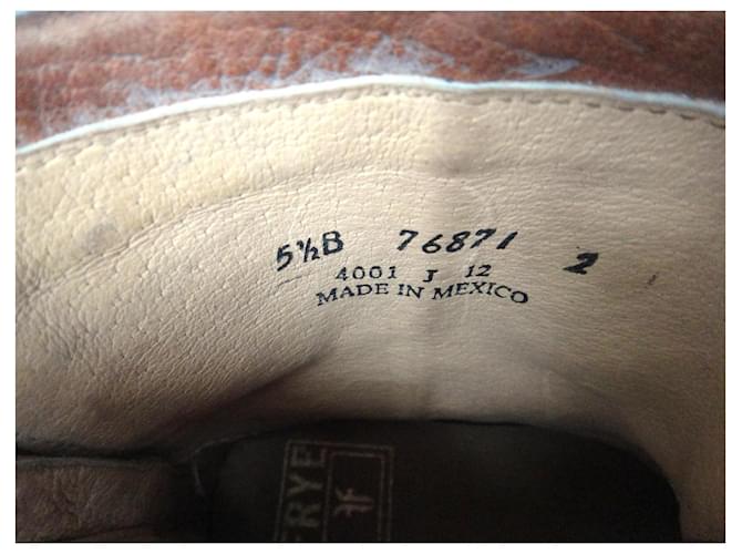 Frye Leder Stiefeletten Braun - Ansicht 2