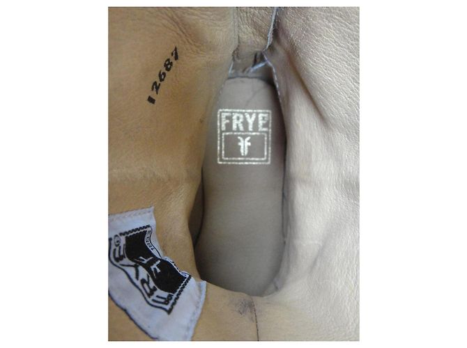 Frye Leder Stiefeletten Braun - Ansicht 3