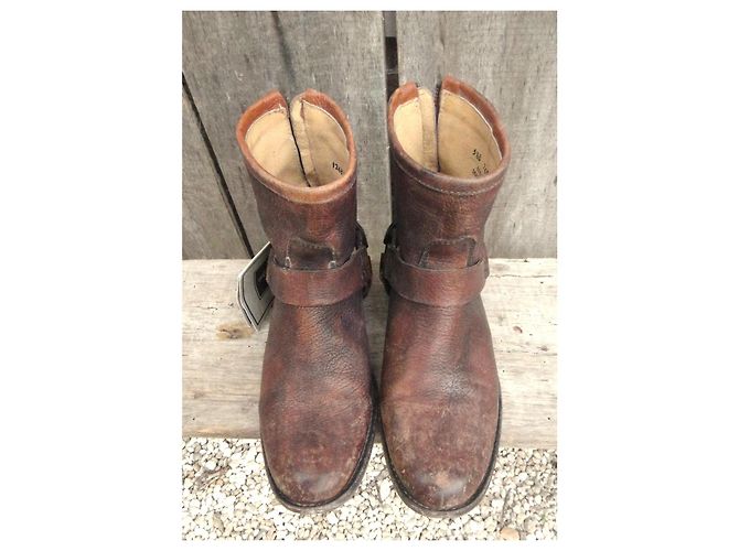 Frye Leder Stiefeletten Braun - Ansicht 8
