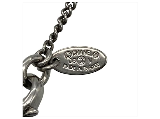 Collana Chanel Coco Mark con strass - vista 4