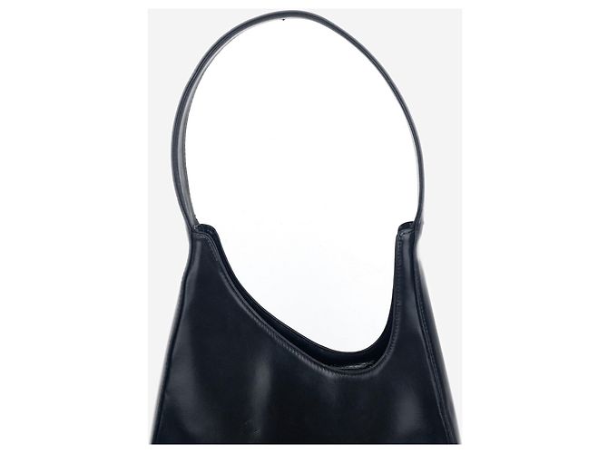 Prada AW98 Leder Hobo Schultertasche Schwarz - Ansicht 6