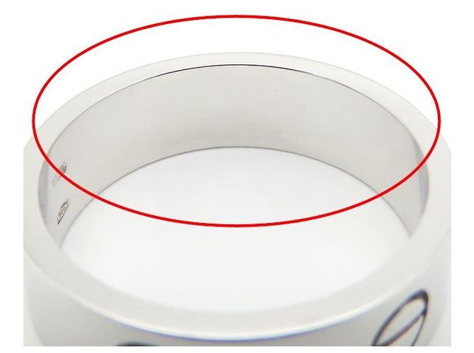 Anello Love di Cartier in oro bianco 18K - vista 13
