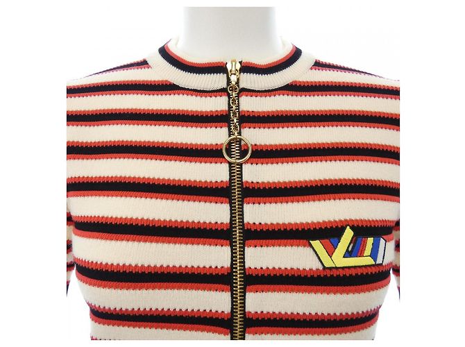 Louis Vuitton Kleid Schwarz Rot Beige - Ansicht 5